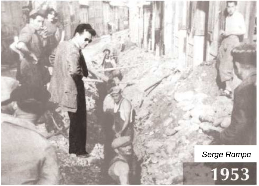 Historique Rampa : Serge Rampa en 1953 